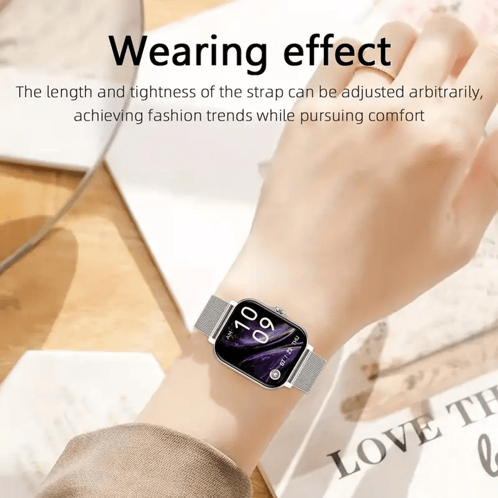 2024 Trendy Smartwatch with Full Touch Display & Wireless Calling - Fitness Tracker, Compatible for Android & iOS, Perfect Gift for Mother's Day, Father's Day, Valentine's, Holiday season