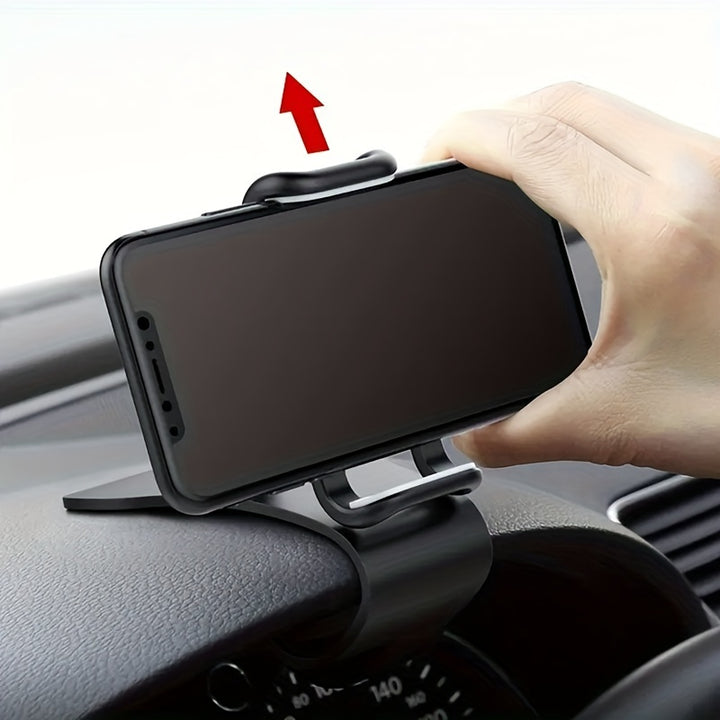 Dolwao 1pc Universal Car Phone Holder - Easy Install, Non-Slip Dashboard Clip for iPhone, for SamSung, Xiaomi, Oppo, for VIVO, OnePlus - Durable ABS Material, No Battery Needed