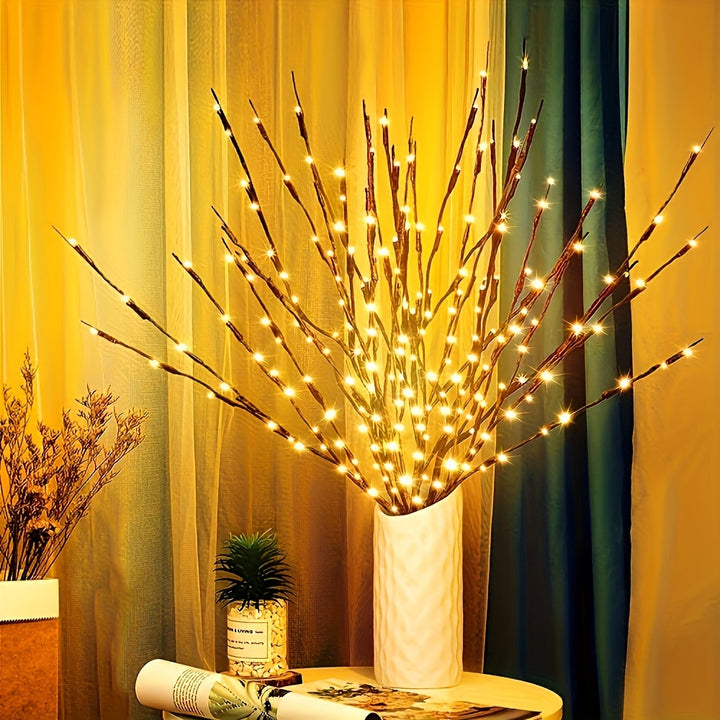 1pc, 20 LED Branch Lights - Interior Decorative Lighting For Weddings, Birthdays And Christmas - Fairy Lights With Branch Design