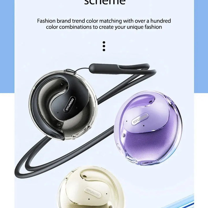 Choice HYUNDAI X15 PRO Waterproof Headphones HY-T26 Bluetooth 5.3 Earphones HIFI Stereo Sound quality Long Battery Life Earbuds