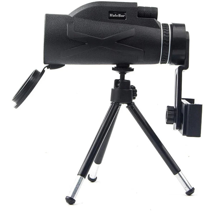 Monocular 80x100 HD Zoom Telescope Night Vision Scope with Phone Holder&Telescopic Tripod Monoculars Optical Lens Telescope