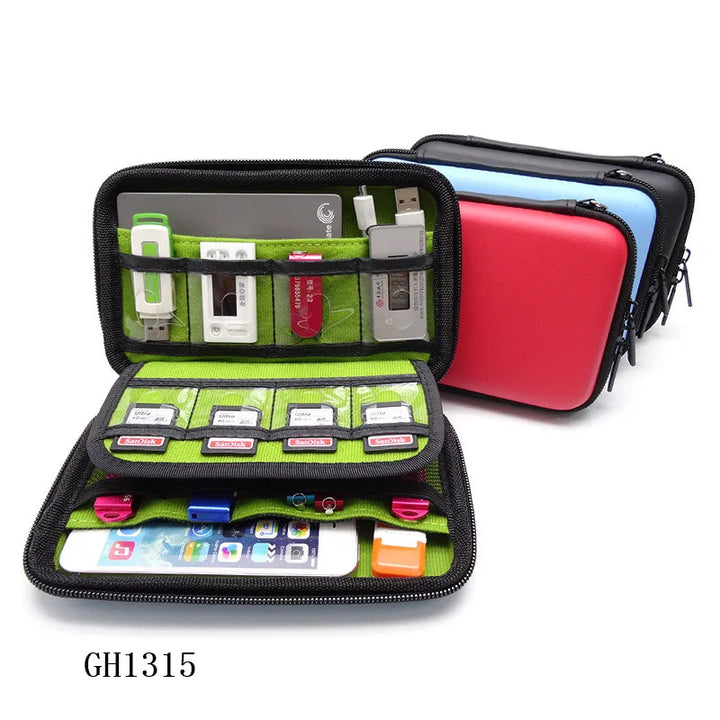 Cable Organizer Bag Headphones Case Power Bank Case Electronic Gadget Organizer Cable Bag USB Wires Charger Digital Storage Box