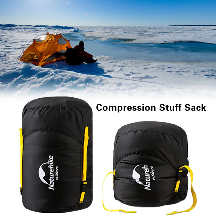 Naturehike Compression Bag Outdoor Hiking Ultralight Camp Sleeping Bag Compression Sack Storage Drawstring Pouch Camping Gadget