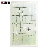 Frosted Glass Sticker No Glue Window Sticker Privacy for Office Bathroom Bedroom Shop Static Cling Window Film