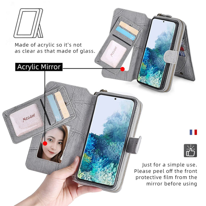 Wallet Leather Phone Case For XiaoMi 10 10Pro 11T Lite 12 12Pro 12T 12Lite 5G RedMi Note10 Note11 Note12 Poco X3 X4 X5 Pro NFC