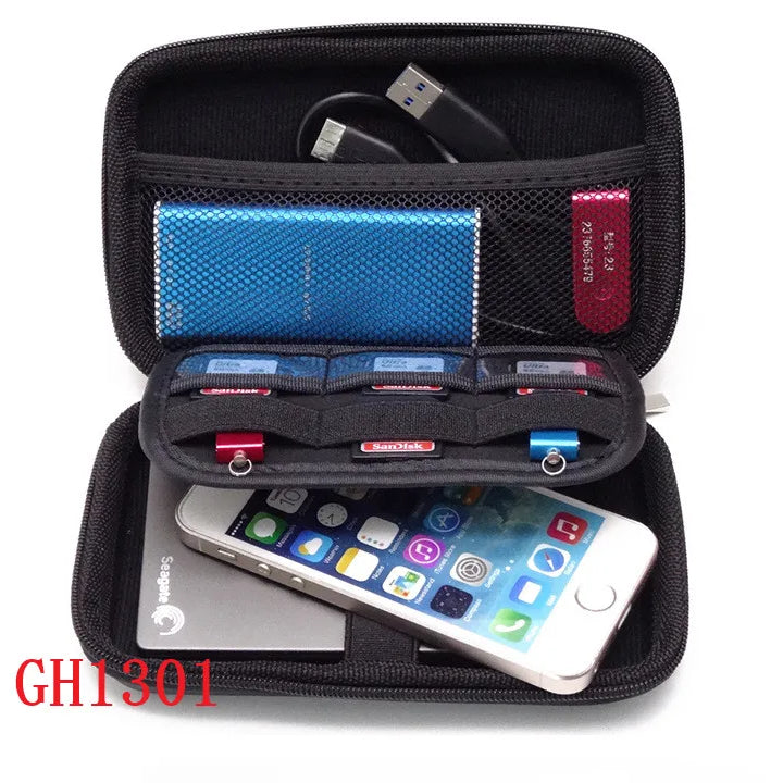 Cable Organizer Bag Headphones Case Power Bank Case Electronic Gadget Organizer Cable Bag USB Wires Charger Digital Storage Box