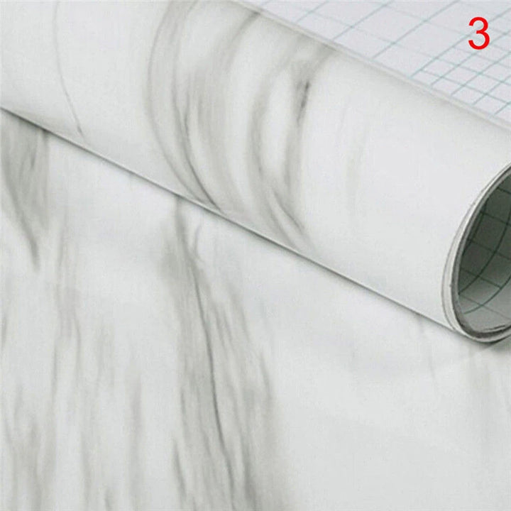 Self Adhesive Marble Effect Contact Paper Film Wall Covering Peel-Stick Decor Wall Stickers Decoration