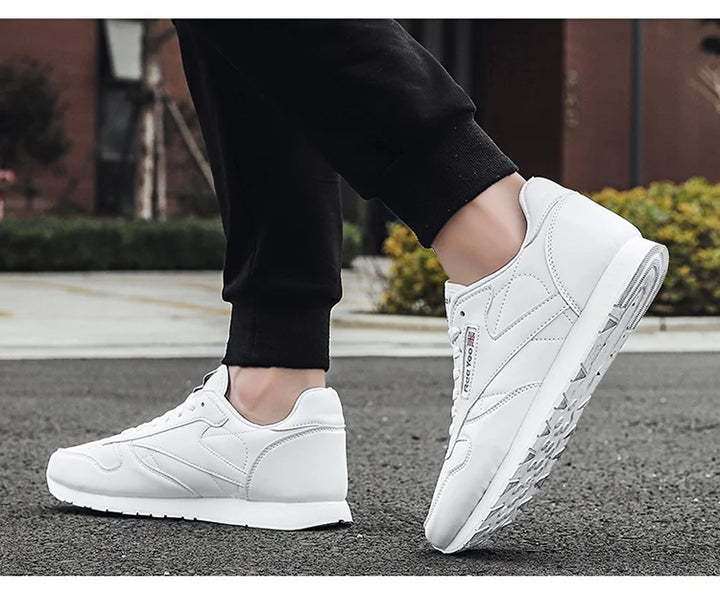 Couple Sneakers 2024 Fashion shoe Men Women Running Shoes Non Slip White Black Sport Shoes Outdoor Lace Up Walking Shoes Male