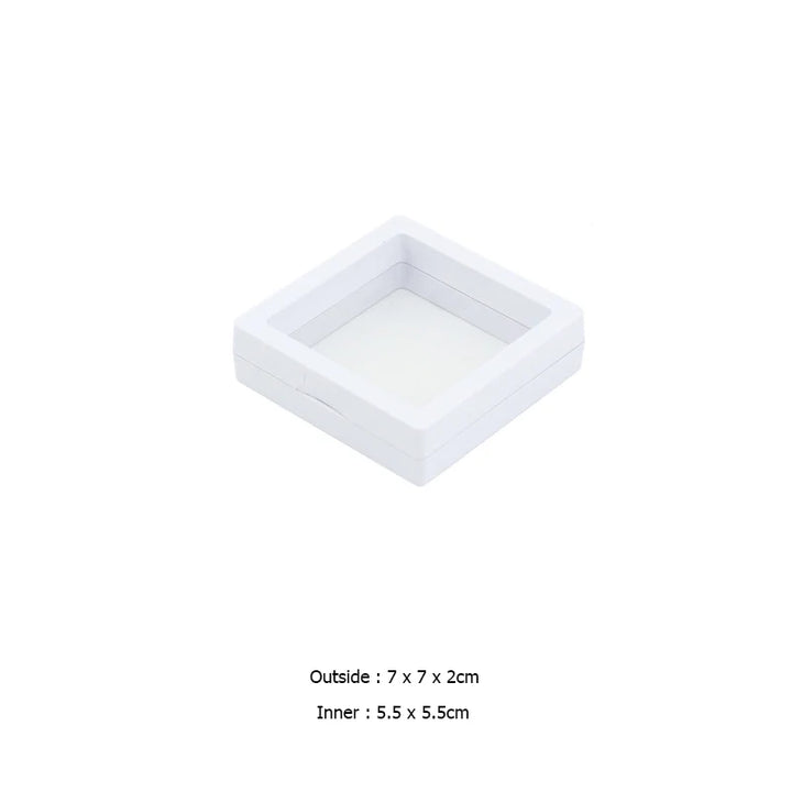 Jewelry Storage Box Earring Studs Storage Box Antioxidant Pe Film Suspension Box Hand String Bracelet Elastic Box