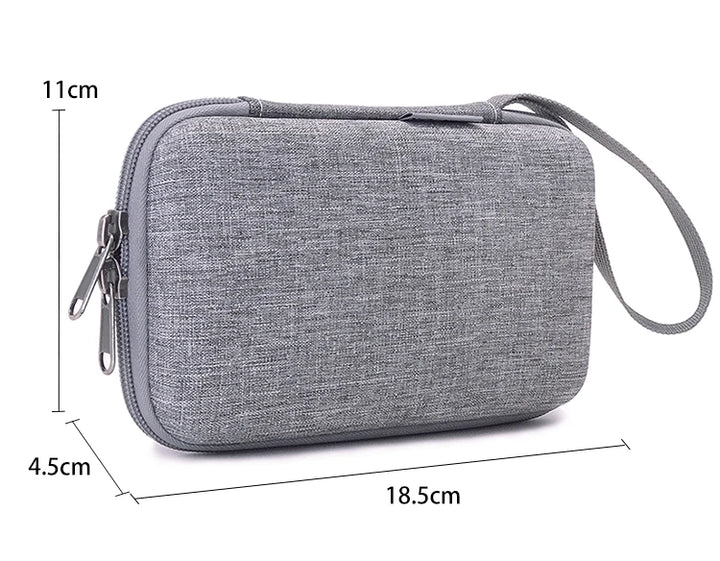 Digital Gadget Device HDD Power Bank Storage Bag for Travel Electronics Accessories USB Data Cable Earphone Organizer Case Pouch