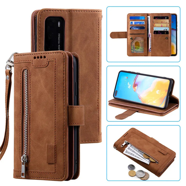 For Xiaomi 14T 14 13 13T 12T 12S 11T Pro 12 Lite 5G Zipper Wallet Leather Case For Xiaomi 14T Case Mi 11 Ultra 12X 10T Pro Cover