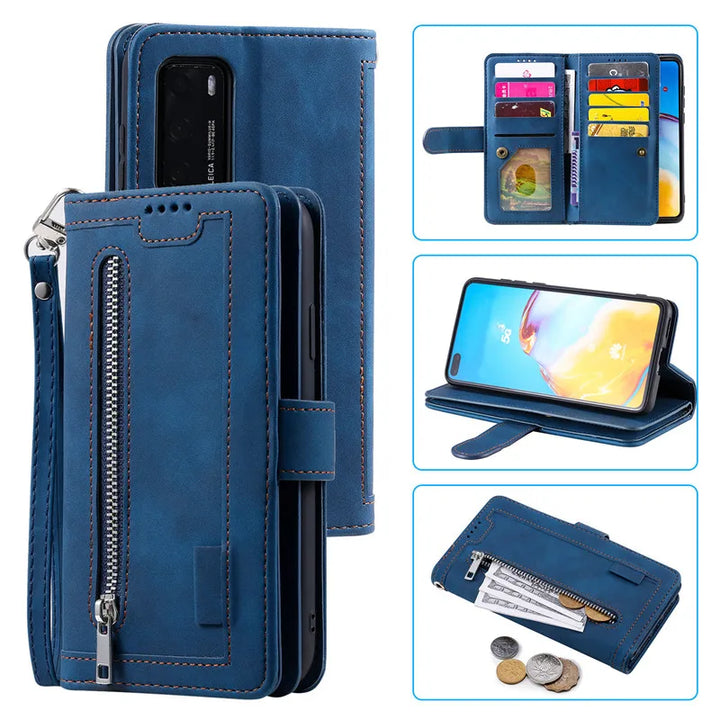 For Xiaomi 14T 14 13 13T 12T 12S 11T Pro 12 Lite 5G Zipper Wallet Leather Case For Xiaomi 14T Case Mi 11 Ultra 12X 10T Pro Cover