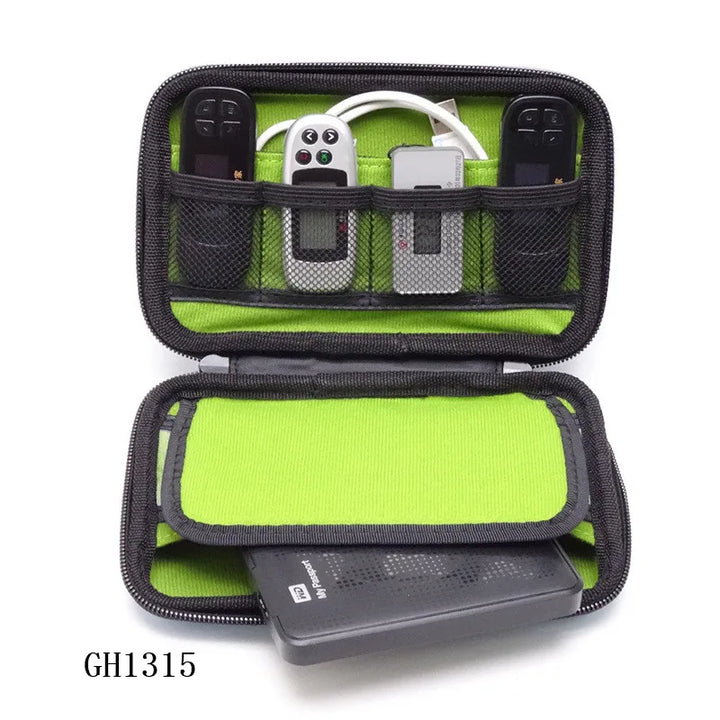 Cable Organizer Bag Headphones Case Power Bank Case Electronic Gadget Organizer Cable Bag USB Wires Charger Digital Storage Box