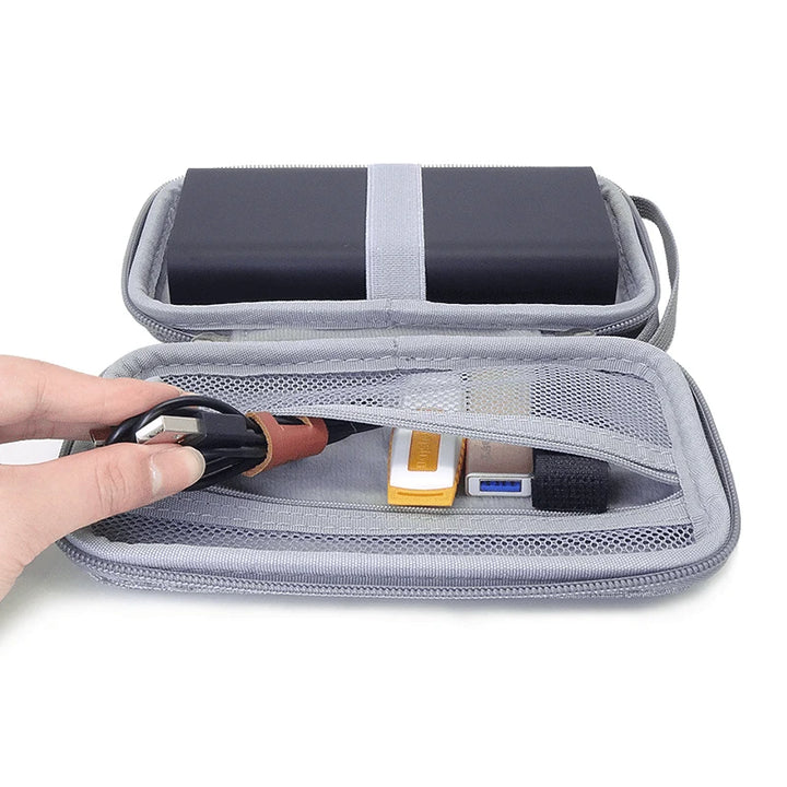 Digital Gadget Device HDD Power Bank Storage Bag for Travel Electronics Accessories USB Data Cable Earphone Organizer Case Pouch