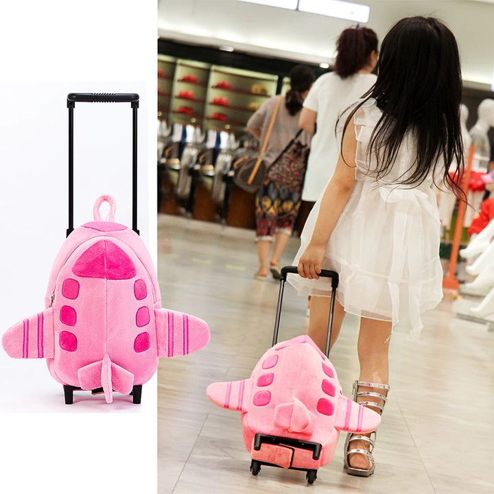 kid Rolling backpack for School detachable backpack wheels Children Travel Trolley backpack bags for kids  girl wheeled backpack