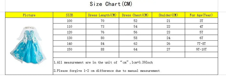 2024 New Elsa Dress Girls Halloween Cosplay Costume Princess Dresses For Kids Christmas Birthday Fancy Party Vestidos Menina