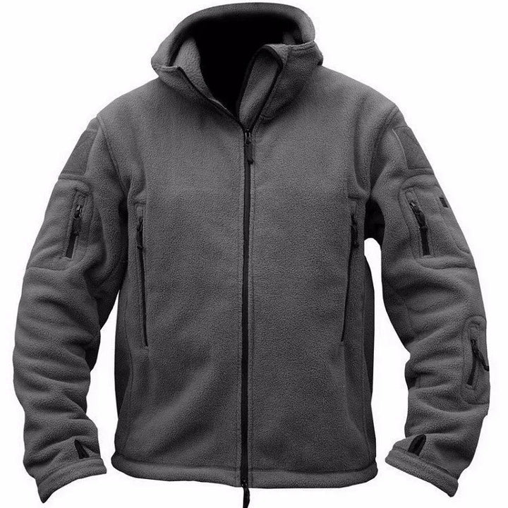 Men Winter Thermal Fleece US Military Tactical Jacket Outdoors Sports Hooded Coat Hiking Hunting Combat Camping Army Soft Shell