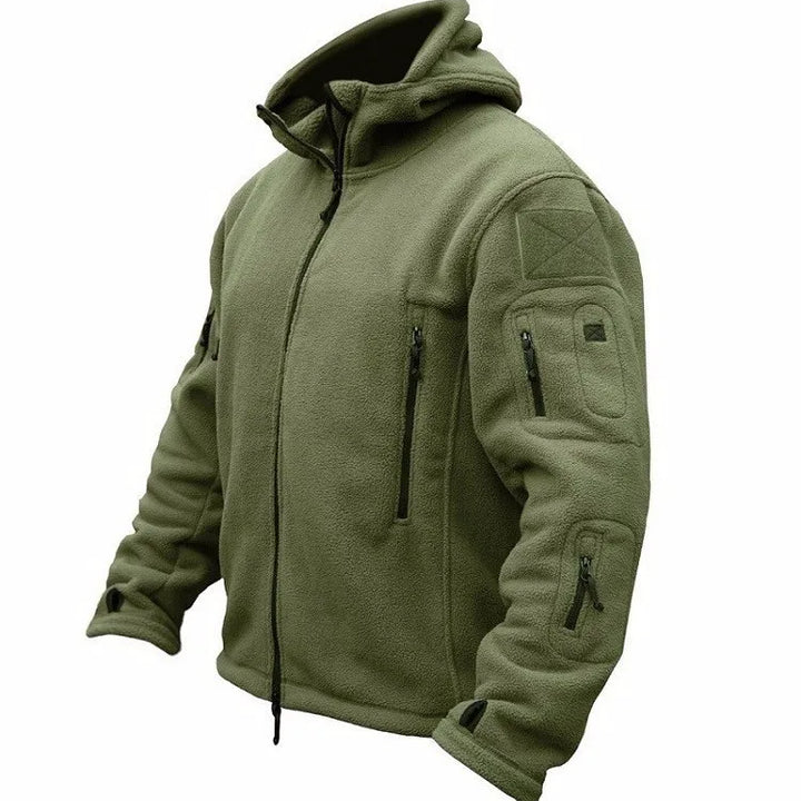 Men Winter Thermal Fleece US Military Tactical Jacket Outdoors Sports Hooded Coat Hiking Hunting Combat Camping Army Soft Shell