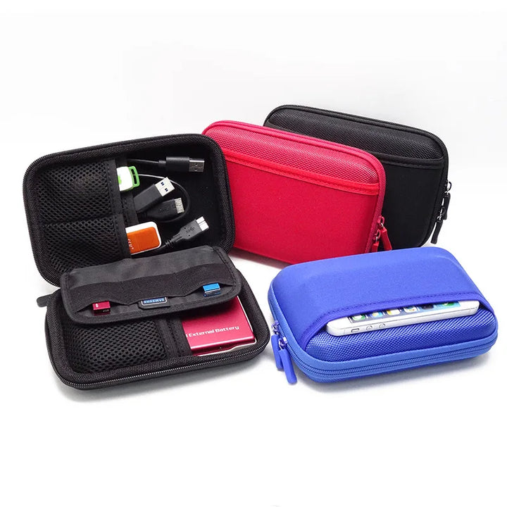 Cable Organizer Bag Headphones Case Power Bank Case Electronic Gadget Organizer Cable Bag USB Wires Charger Digital Storage Box