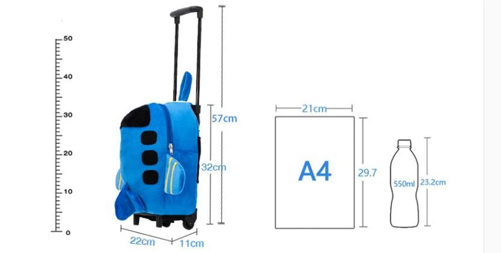 kid Rolling backpack for School detachable backpack wheels Children Travel Trolley backpack bags for kids  girl wheeled backpack