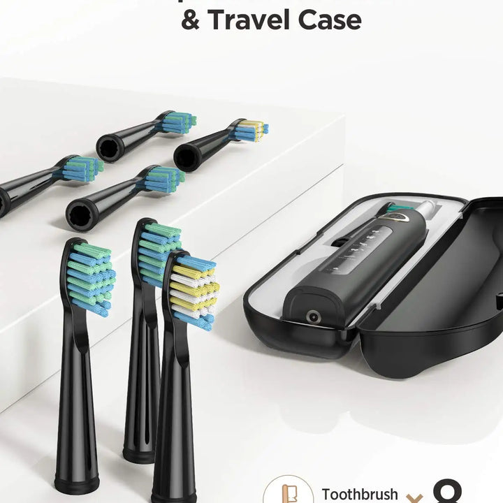 Fairywill Sonic Electric Toothbrush Ultra Sonic Fast USB Charger Waterproof IPX7 5-Mode Fairywill FW-507 with 3 Brush Head Gift