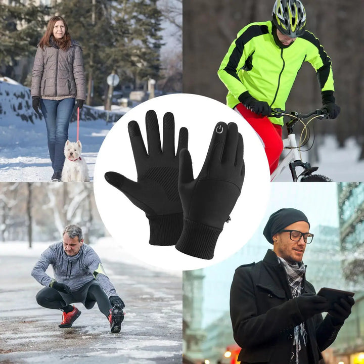 Winter Waterproof Men's Gloves Touchscreen Windproof Sports Fishing Driving Motorcycle Ski Non-slip Warm Cycling Women Gloves