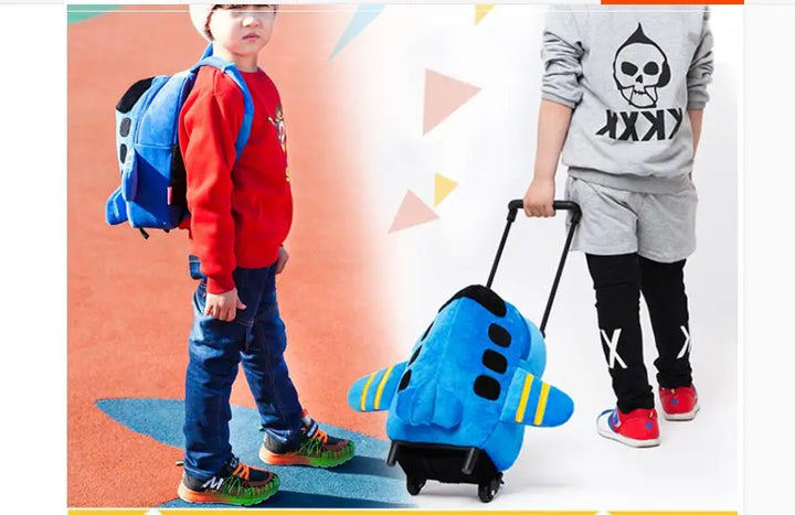 kid Rolling backpack for School detachable backpack wheels Children Travel Trolley backpack bags for kids  girl wheeled backpack