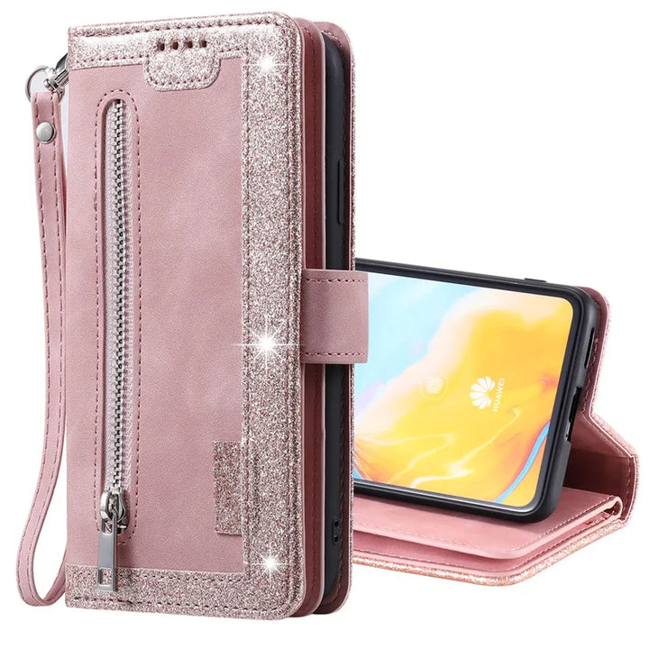 For Poco F6 X6 F5 X5 M4 X4 M3 M6 Pro 5G Multi 9-Card Case For Xiaomi Poco C65 F6 M5S F4 F3 X3 NFC X4 GT Leather Zip Wallet Cover