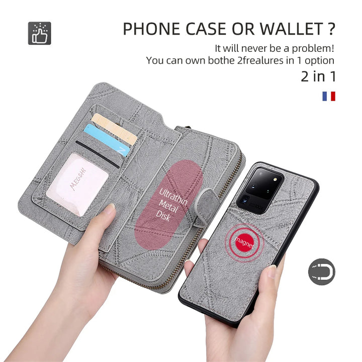 Wallet Leather Phone Case For XiaoMi 10 10Pro 11T Lite 12 12Pro 12T 12Lite 5G RedMi Note10 Note11 Note12 Poco X3 X4 X5 Pro NFC