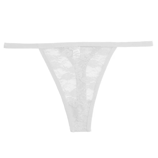 Sexy Mesh Women's Thongs Low Rise Waist G-String Female Transparent Panty Hollow Out T-Back Girl Intimate Underwear Lingerie