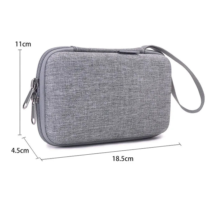 Digital Gadget Device HDD Power Bank Storage Bag for Travel Electronics Accessories USB Data Cable Earphone Organizer Case Pouch