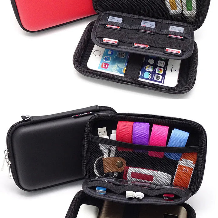 Cable Organizer Bag Headphones Case Power Bank Case Electronic Gadget Organizer Cable Bag USB Wires Charger Digital Storage Box