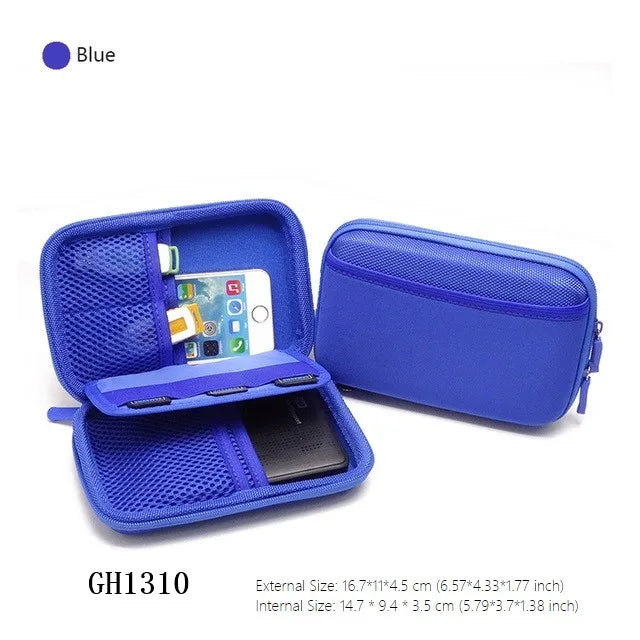 Cable Organizer Bag Headphones Case Power Bank Case Electronic Gadget Organizer Cable Bag USB Wires Charger Digital Storage Box