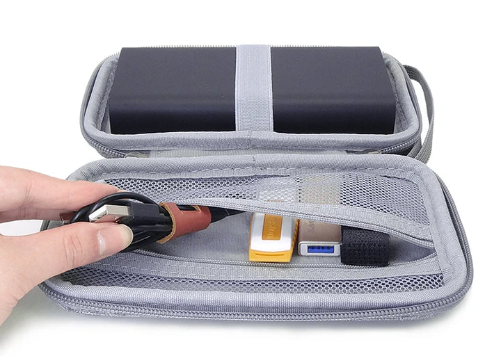 Digital Gadget Device HDD Power Bank Storage Bag for Travel Electronics Accessories USB Data Cable Earphone Organizer Case Pouch