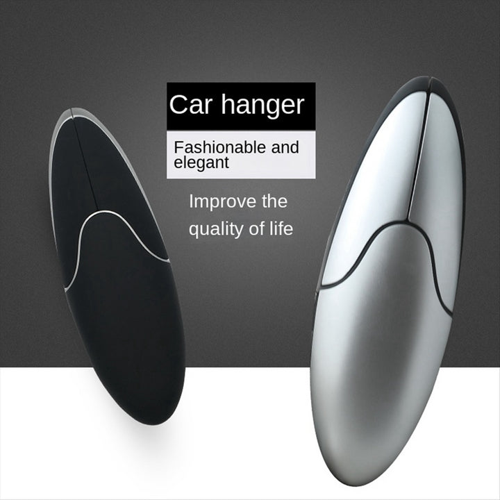 Detachable Multifunctional Car Coat Hanger Car Seat Coat Hanger Clothes Suits Holder Organizer Mounts Holder Silver