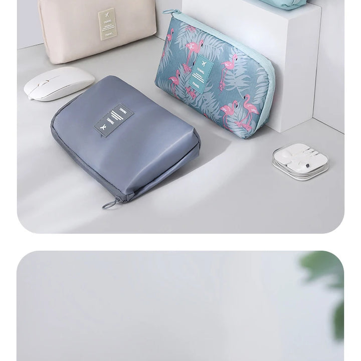 Travel Accessory Cable Bag Portable Digital USB Electronic Organizer Gadget Case Travel Cellphone Charge Mobile Charger Holder