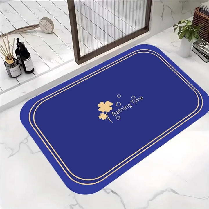 Soft diatom mud absorbent mat bathroom floor mat toilet door non-slip quick-drying foot mat toilet household carpet