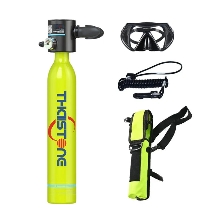 THAIITONEE-Mini Scuba Diving Tank, Underwater Swimming Swimmer, Cylinder Equipment, Dive Bottle, Oxygen, 0.5L, 5-10 Minutes