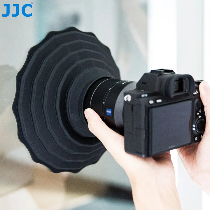 JJC Silicone Lens Hood Anti Reflective Camera Lens Hood for Diameter 53mm~72mm 73mm~88mm  Lens Foldable Reversible Lens Shade