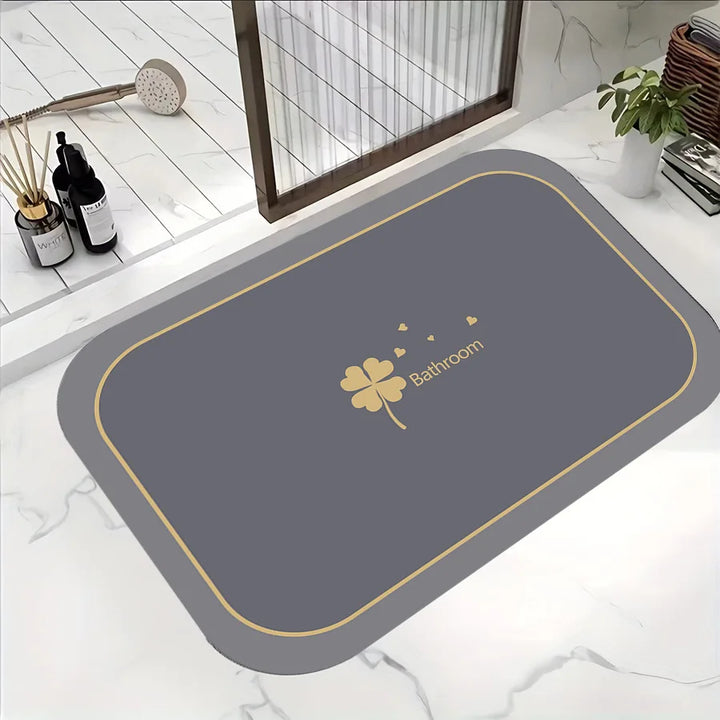 Soft diatom mud absorbent mat bathroom floor mat toilet door non-slip quick-drying foot mat toilet household carpet