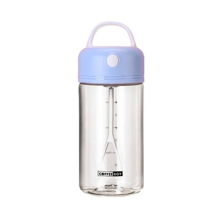 Shake Bottle Leak-proof 380ML Stirring Cup Plastic Automatic Shaker Battery Operated Button Control Drink Mixer Green