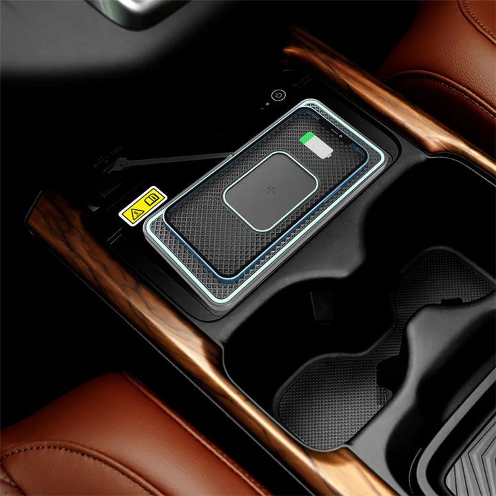 15W  Wireless Charger Pad Car Fast Charging Phone Stand Dock For Phone Wireless Onboard Car Charging Pad