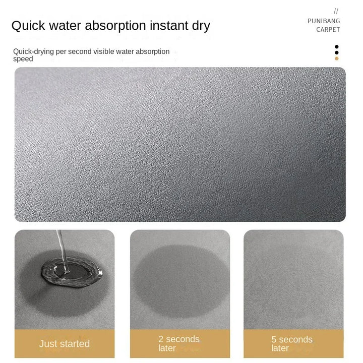 Thickened soft diatom mud at the door, toilet, bathroom floor mat, hand washing, , anti-slip floor mat