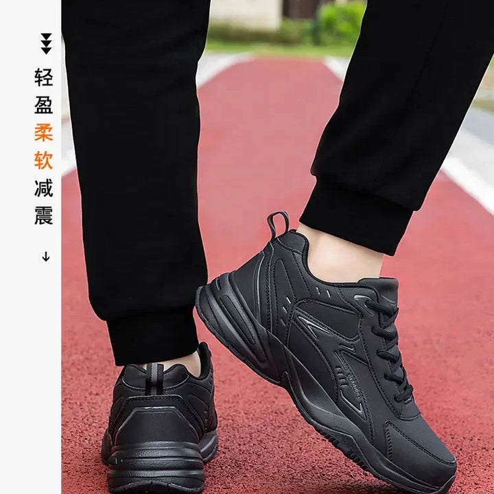 Thick Sole Versatile Clunky Sneaker for Men 2024 New Trend Mesh Lace Up Breathable Casual Sports Shoes Increased Soft Soles