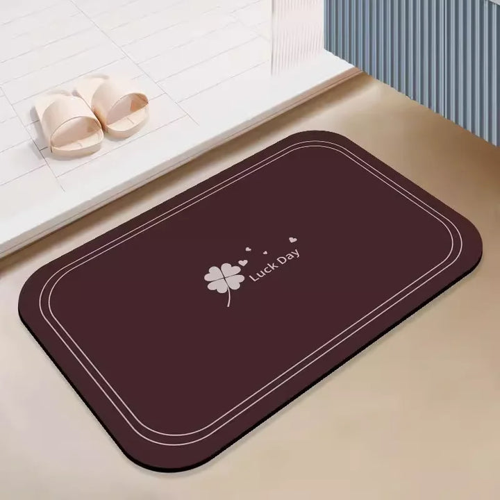 Thickened soft diatom mud at the door, toilet, bathroom floor mat, hand washing, , anti-slip floor mat