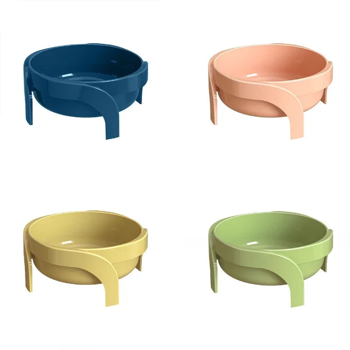 Dog Bowl Raised Cat  Water Bowls with Stand Elevated Feeding Bowl 5.5in Wide