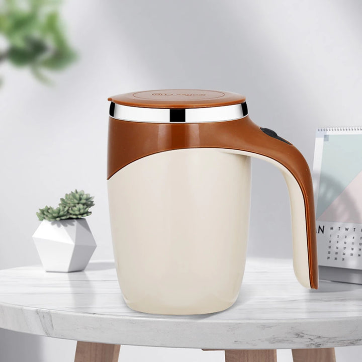 Automatic Self Stirring Magnetic Mug Stainless Steel Temperature Difference Coffee Mixing Cup Blender Smart Mixer Thermal Cup