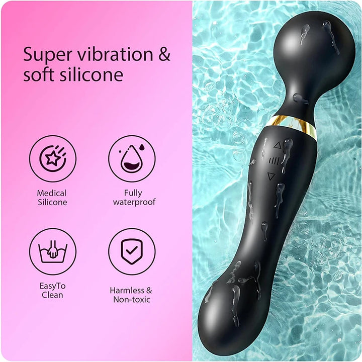 Mini Massager 20 Modes 8 Vibration For Relieving Muscle Tension In The Back Neck Shoulders Legs And Feet Deep Tissue Massage