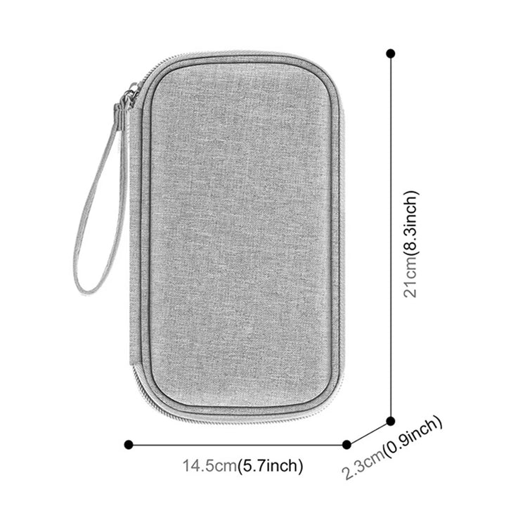 Data Cable Storage Bags Portable Earphone Organizer Digital Gadget Carry Case Multi-layer Storage Bags Electronic Accessory