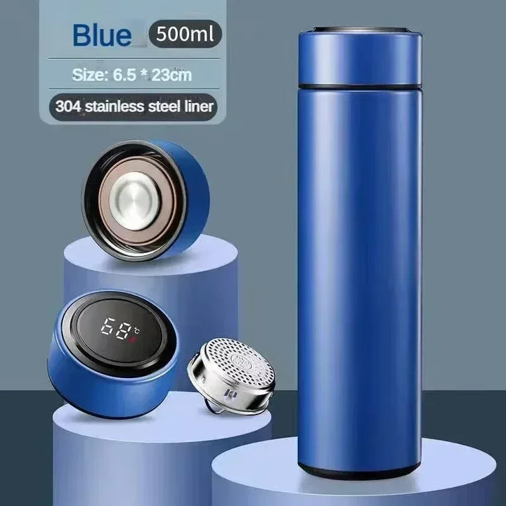 500Ml Thermos Bottle Smart Cup Digital With Temperature Display 304 Stainless Steel Vacuum Insulated Intelligent Coffee Cup